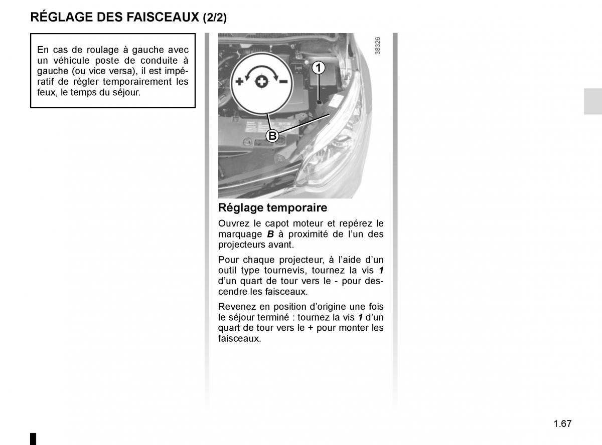 Renault Captur manuel du proprietaire / page 73