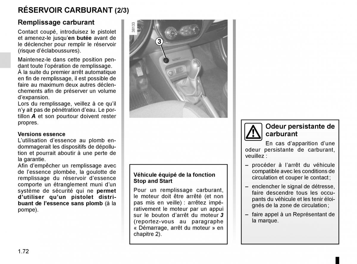 Renault Captur manuel du proprietaire / page 78