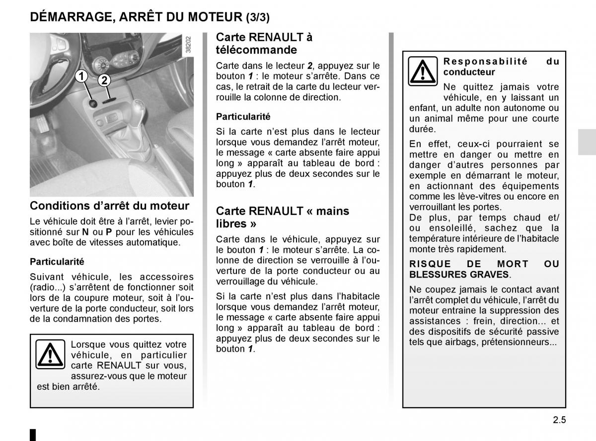 Renault Captur manuel du proprietaire / page 85