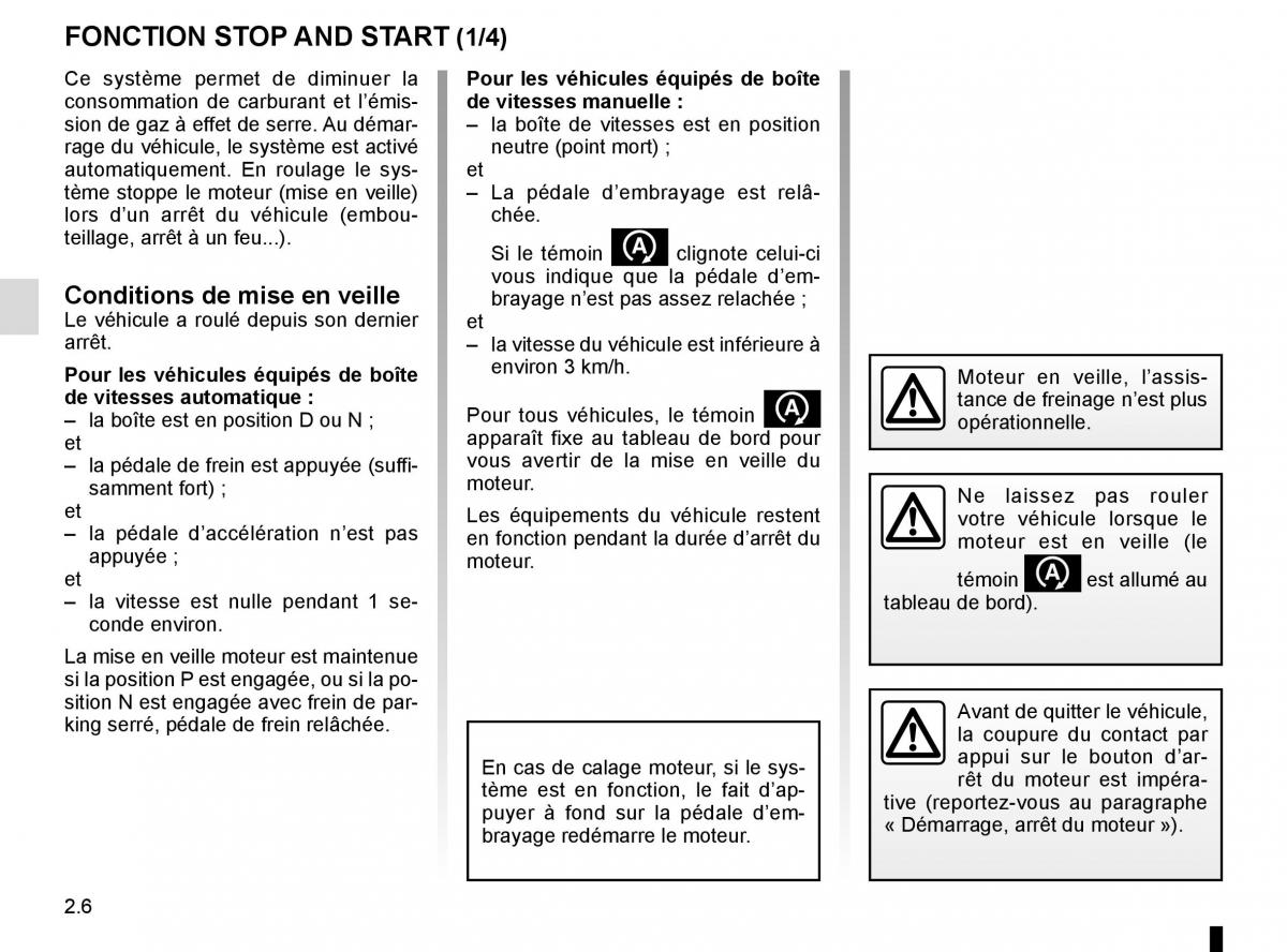 Renault Captur manuel du proprietaire / page 86