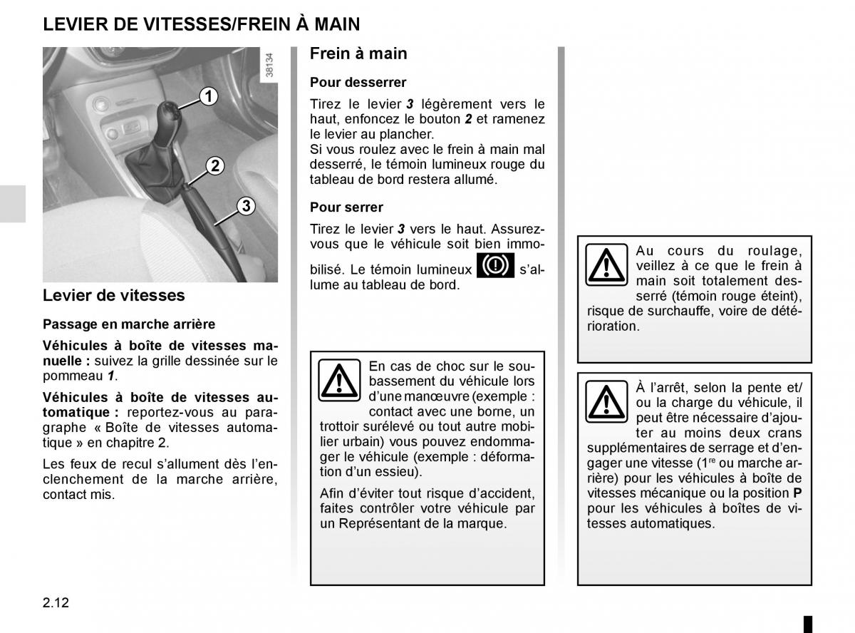 Renault Captur manuel du proprietaire / page 92