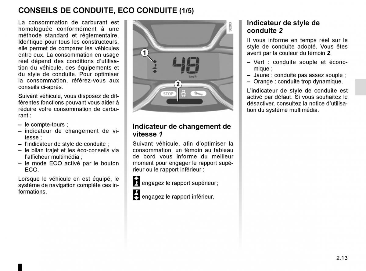 Renault Captur manuel du proprietaire / page 93