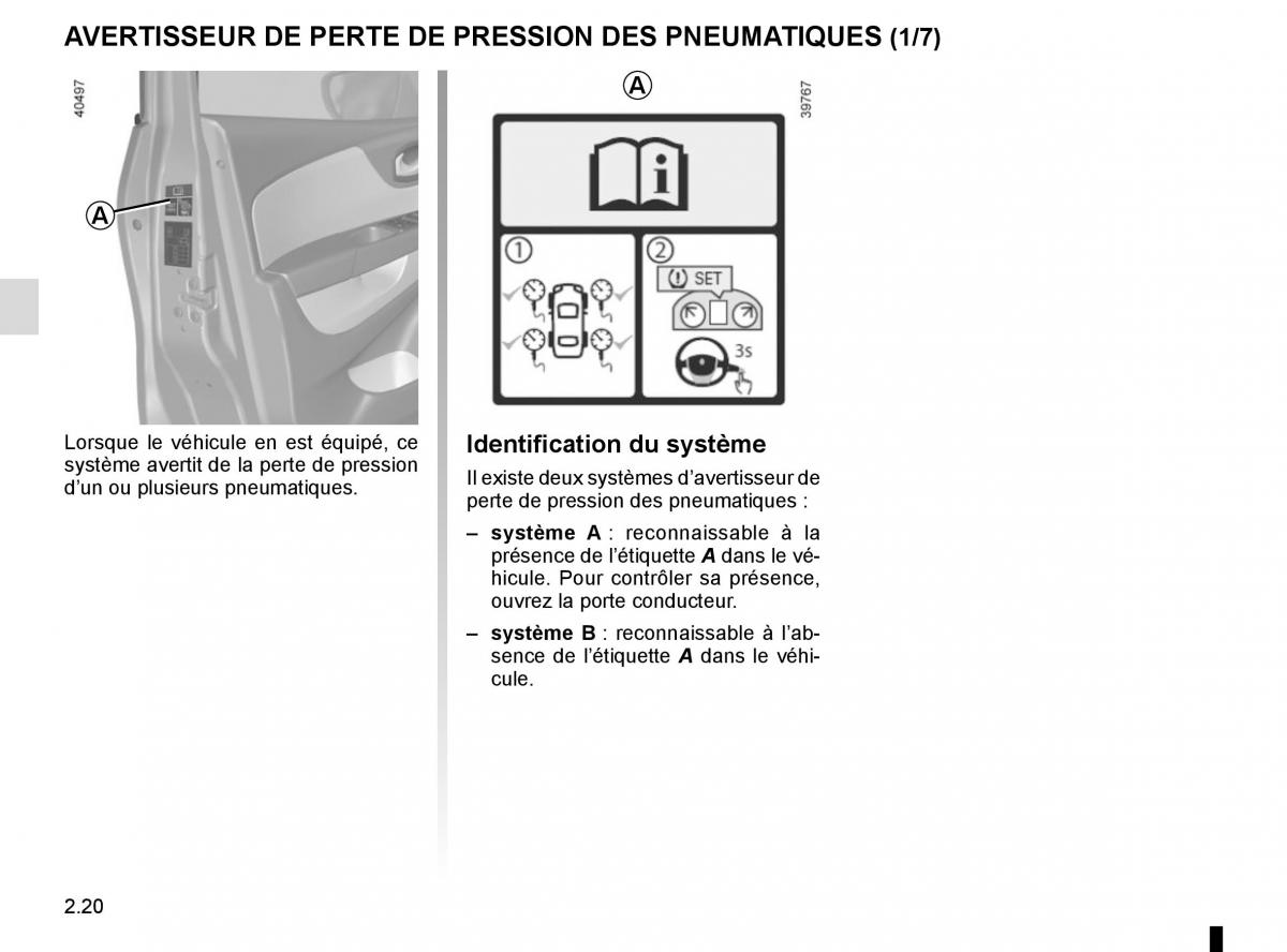 Renault Captur manuel du proprietaire / page 100