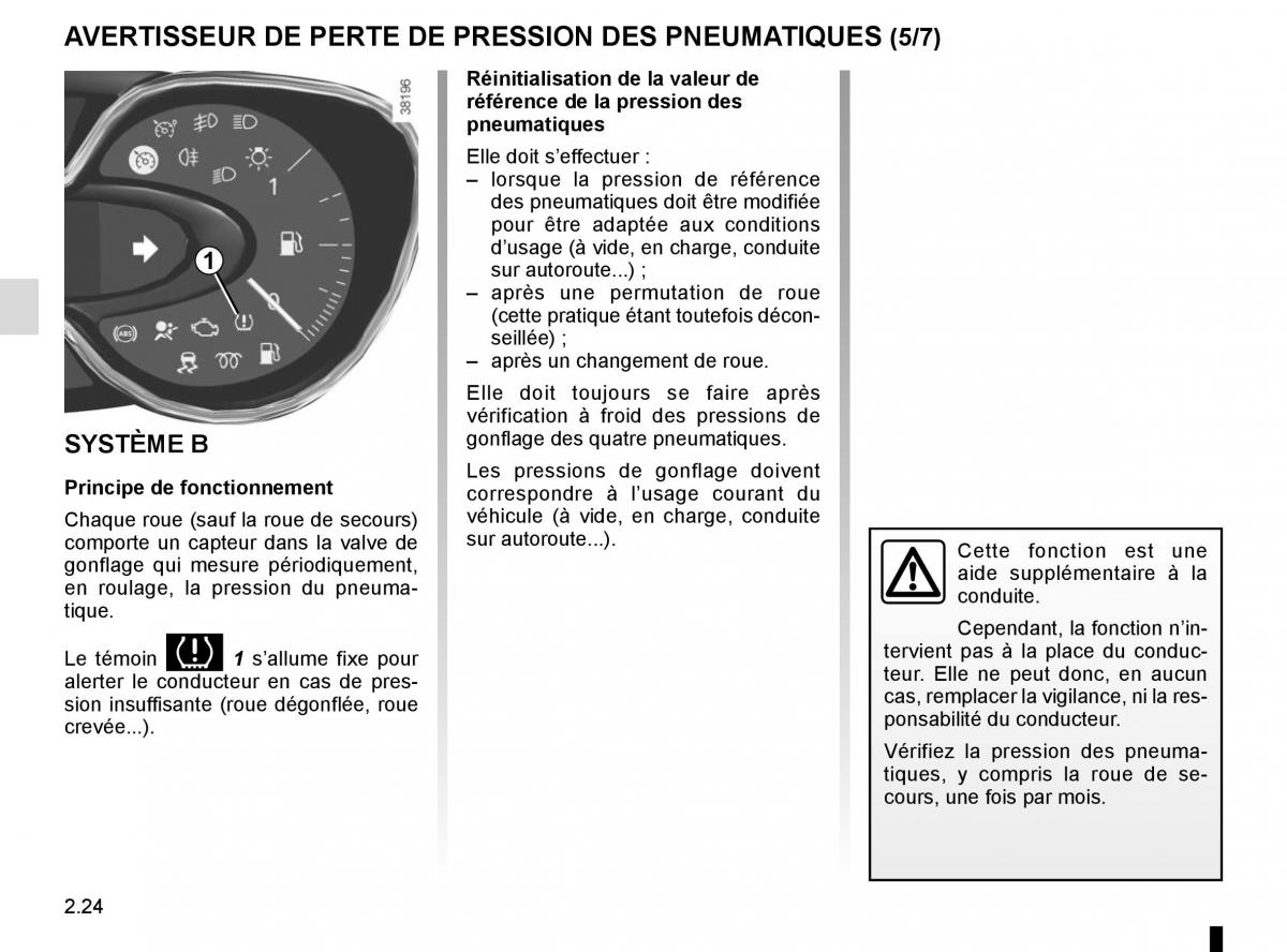 Renault Captur manuel du proprietaire / page 104