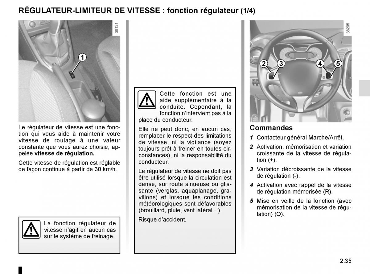 Renault Captur manuel du proprietaire / page 115