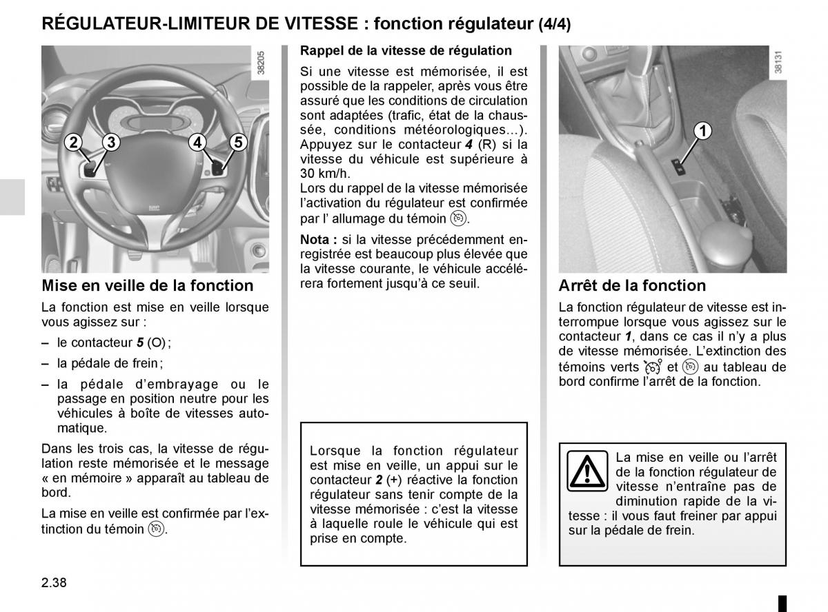 Renault Captur manuel du proprietaire / page 118