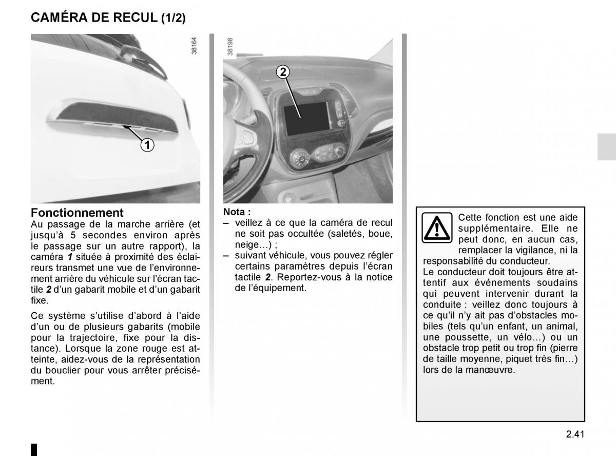 Renault Captur manuel du proprietaire / page 121