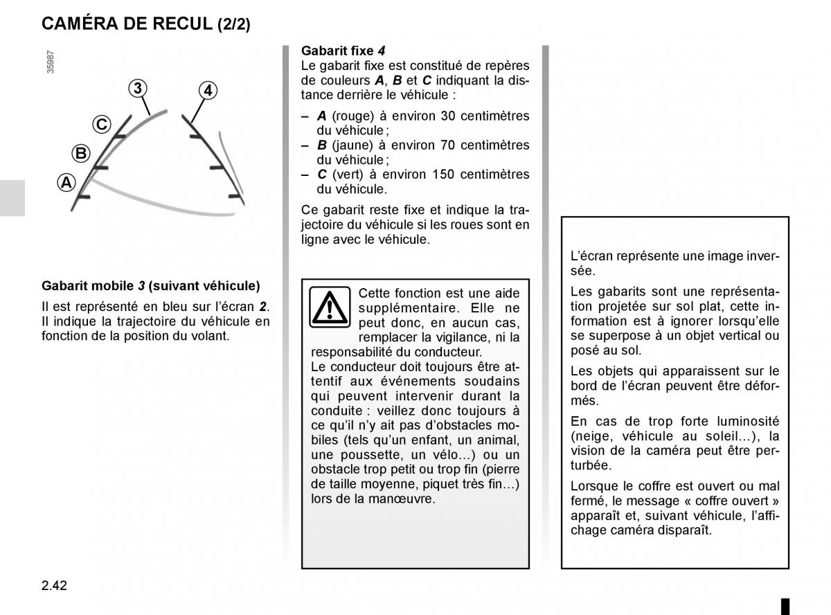 Renault Captur manuel du proprietaire / page 122