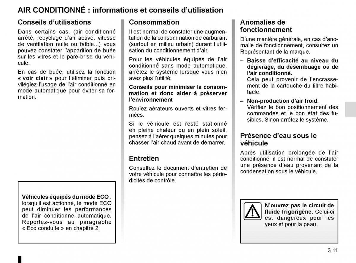 Renault Captur manuel du proprietaire / page 137