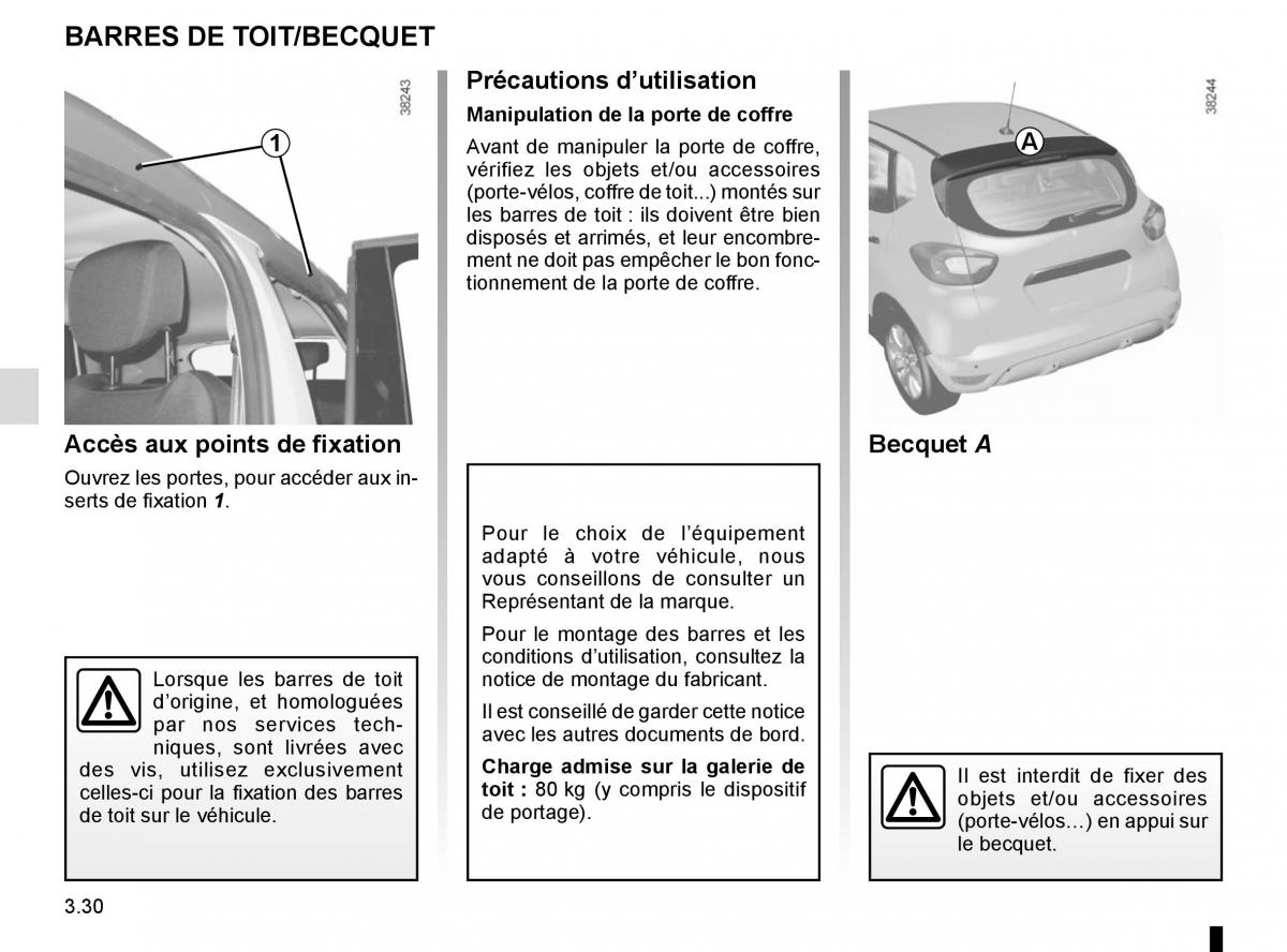 Renault Captur manuel du proprietaire / page 156