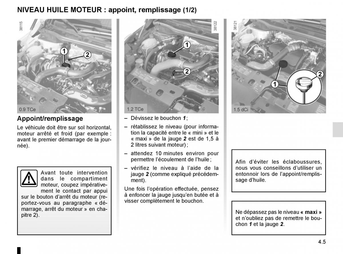 Renault Captur manuel du proprietaire / page 163