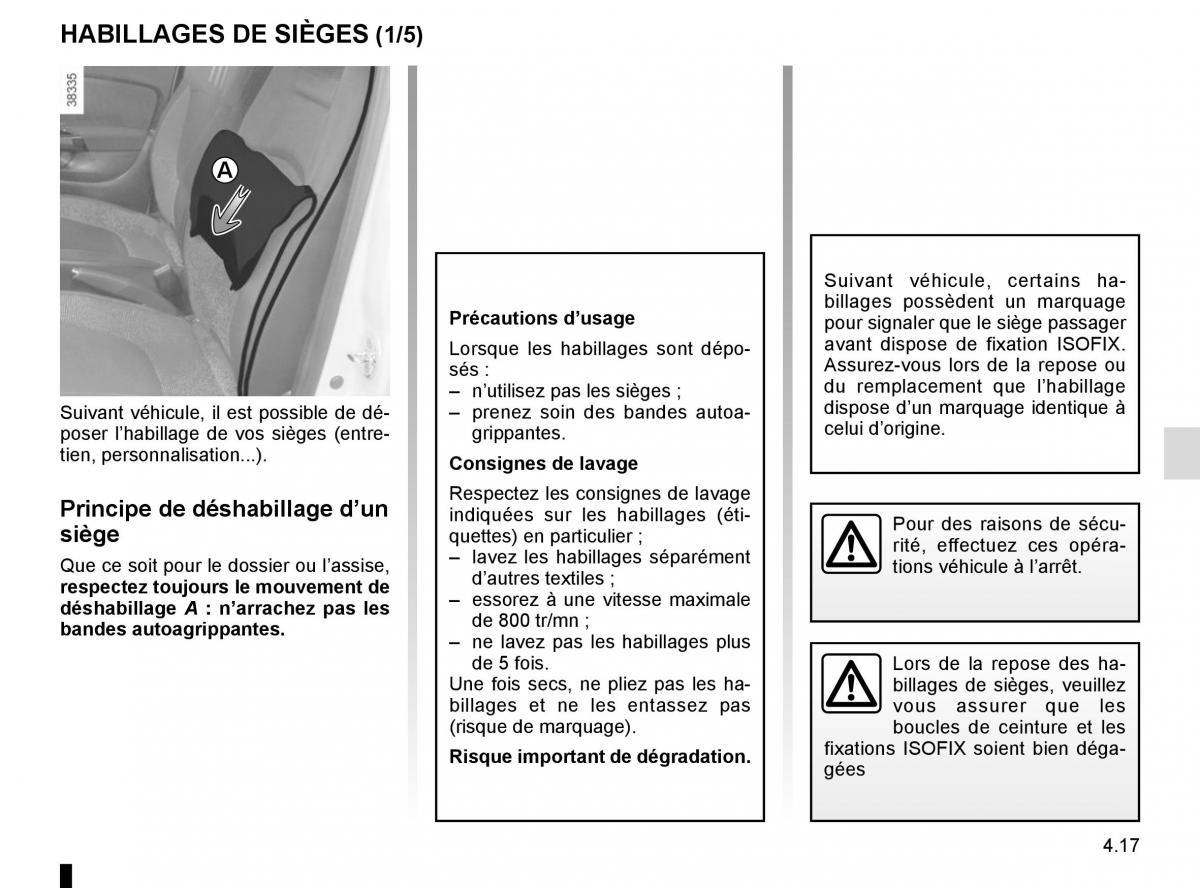 Renault Captur manuel du proprietaire / page 175