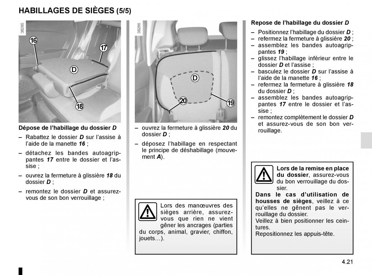 Renault Captur manuel du proprietaire / page 179