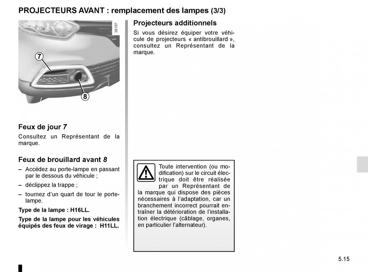 Renault Captur manuel du proprietaire / page 195