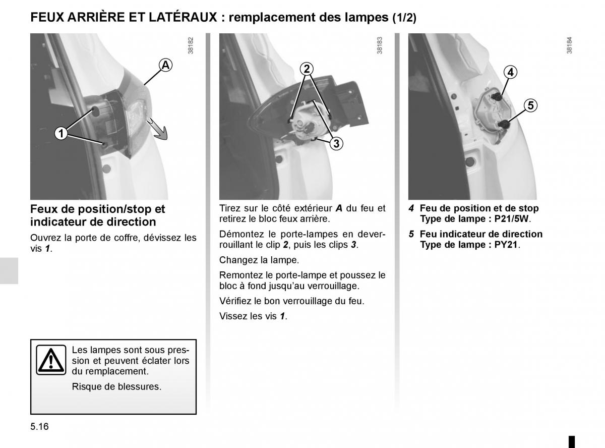 Renault Captur manuel du proprietaire / page 196