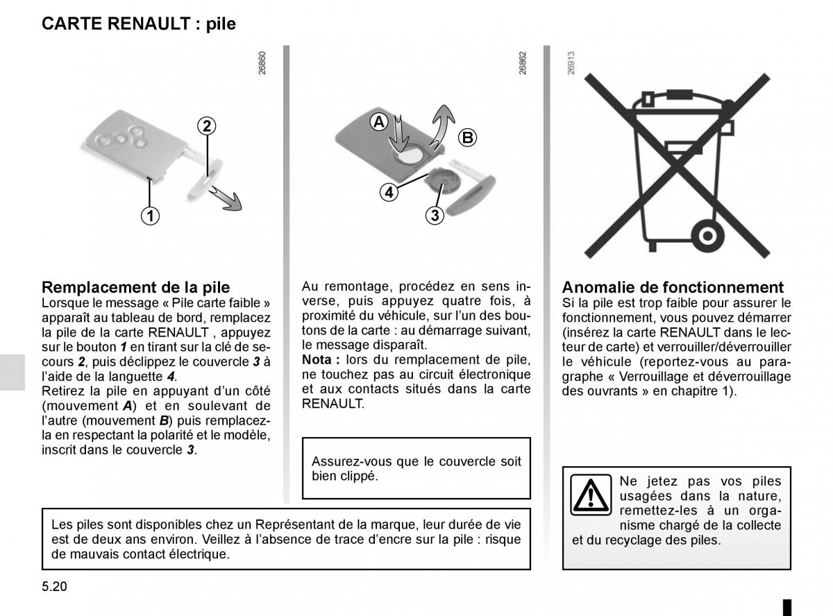 Renault Captur manuel du proprietaire / page 200