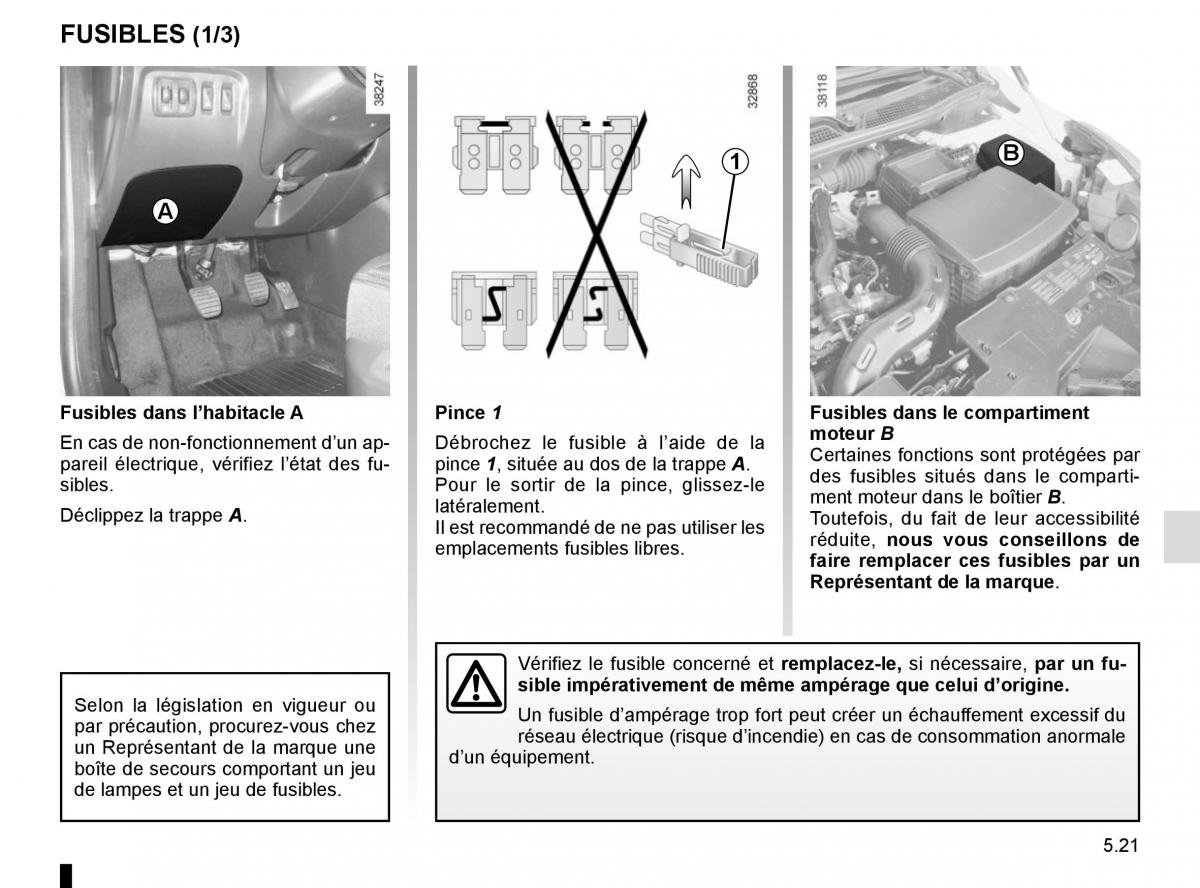 Renault Captur manuel du proprietaire / page 201