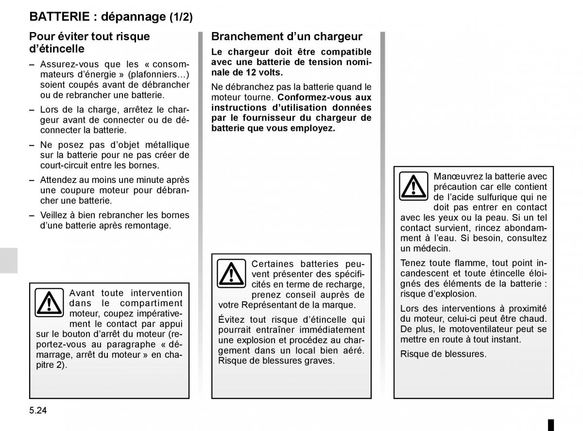 Renault Captur manuel du proprietaire / page 204