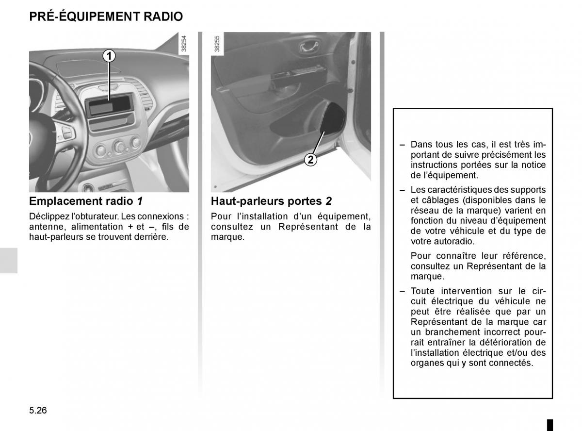 Renault Captur manuel du proprietaire / page 206