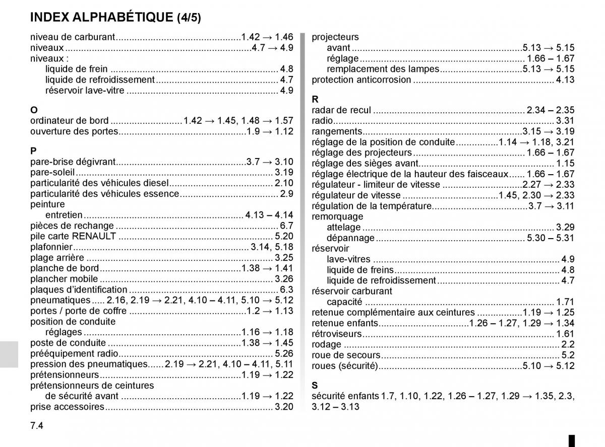 Renault Captur manuel du proprietaire / page 240