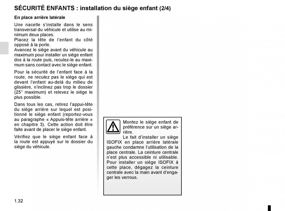 Renault Captur manuel du proprietaire / page 38