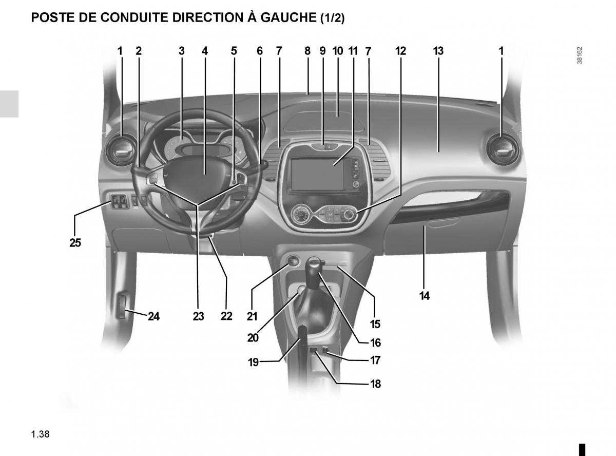 Renault Captur manuel du proprietaire / page 44