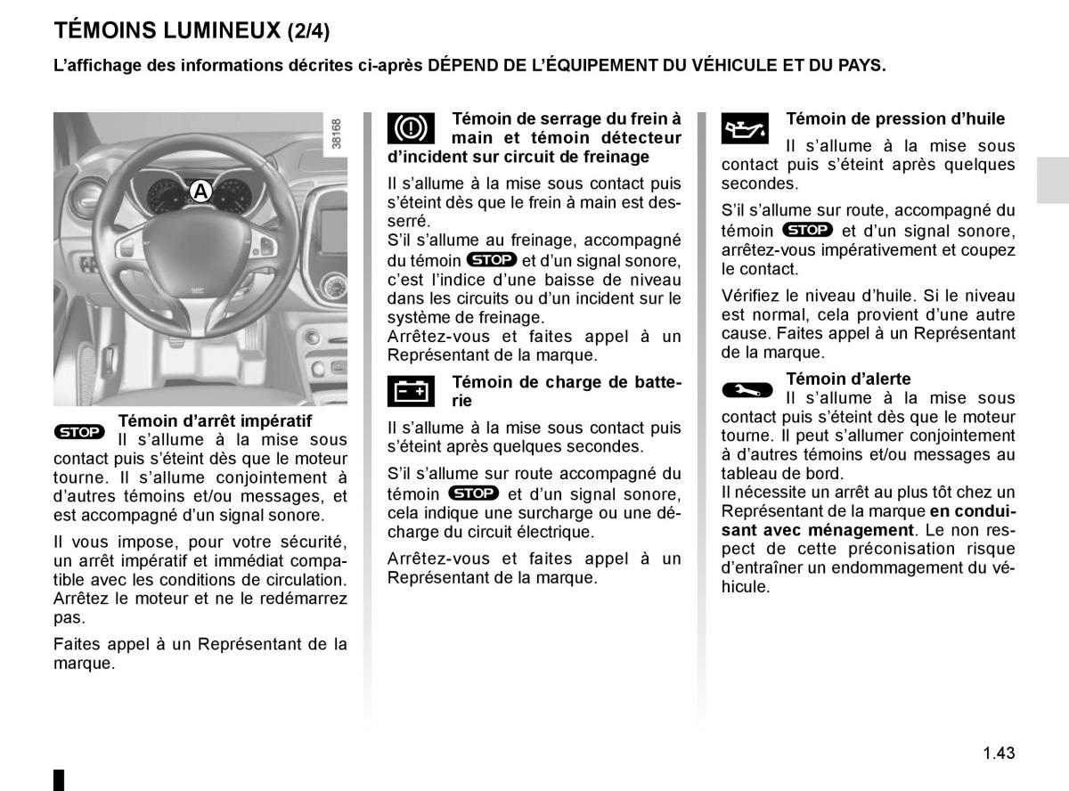 Renault Captur manuel du proprietaire / page 49