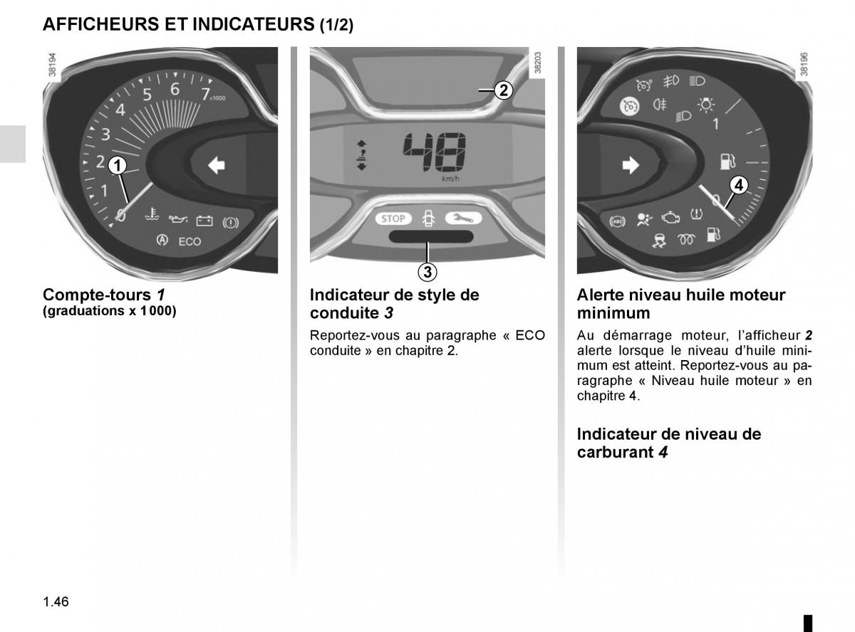 Renault Captur manuel du proprietaire / page 52