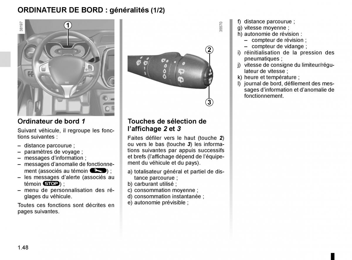 Renault Captur manuel du proprietaire / page 54