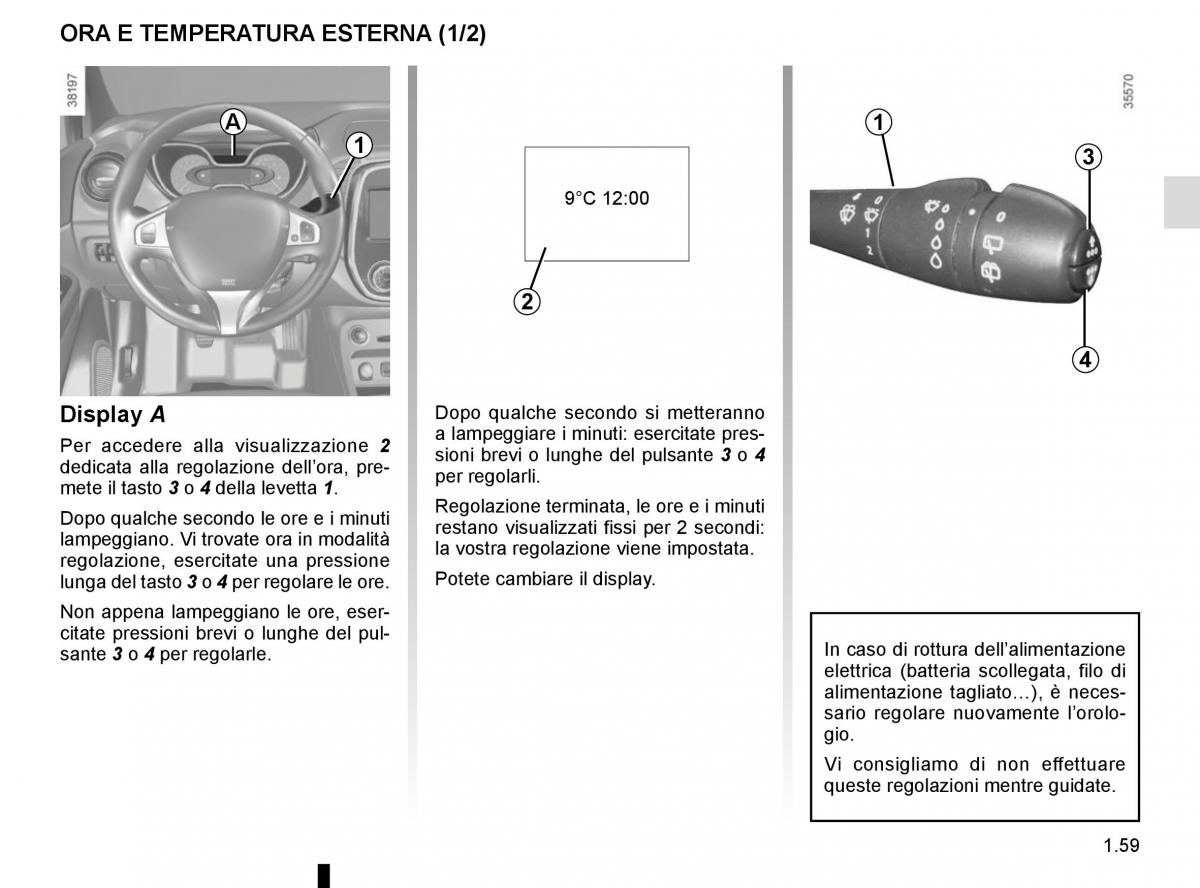 Renault Captur manuale del proprietario / page 65