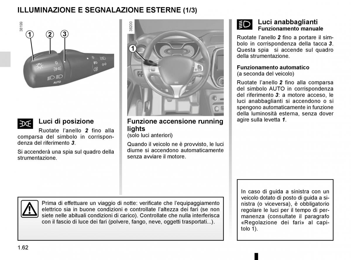 Renault Captur manuale del proprietario / page 68