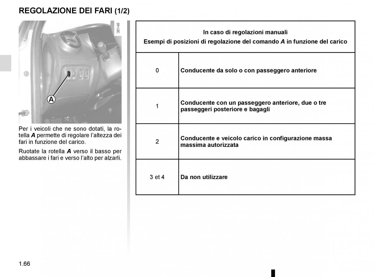 Renault Captur manuale del proprietario / page 72