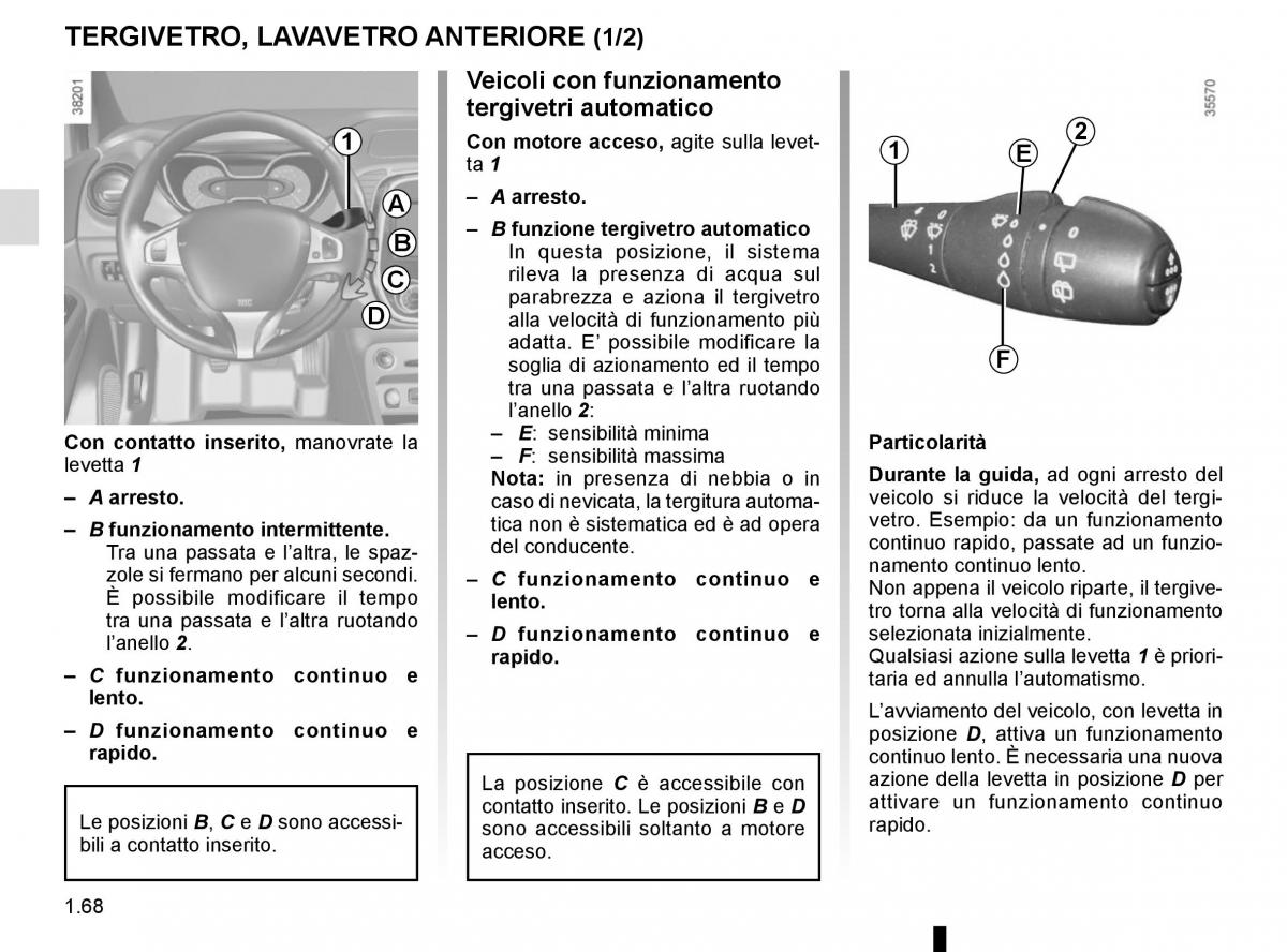 Renault Captur manuale del proprietario / page 74