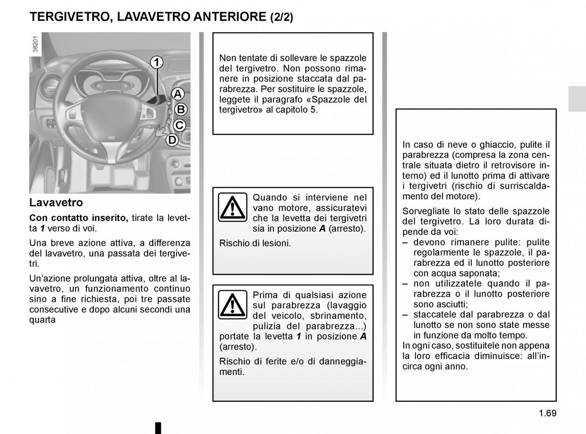 Renault Captur manuale del proprietario / page 75