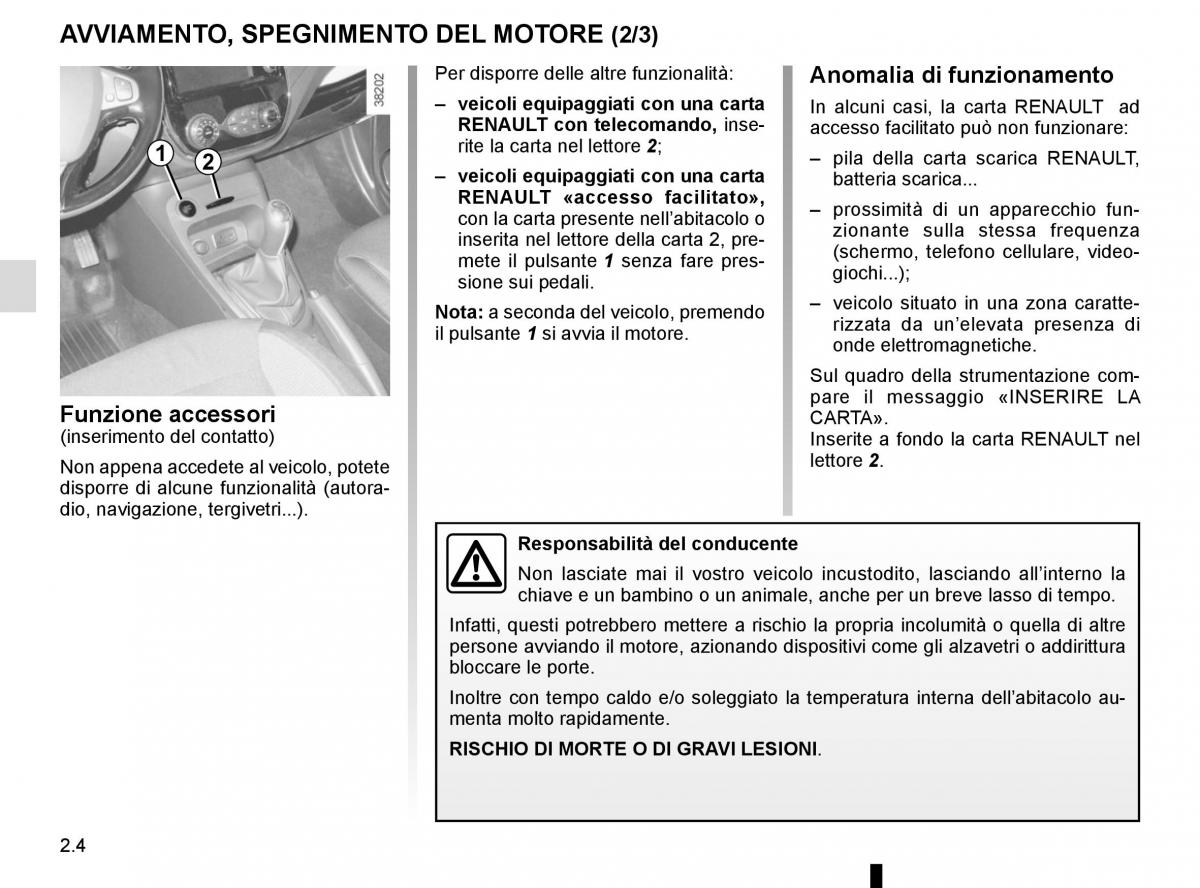 Renault Captur manuale del proprietario / page 84