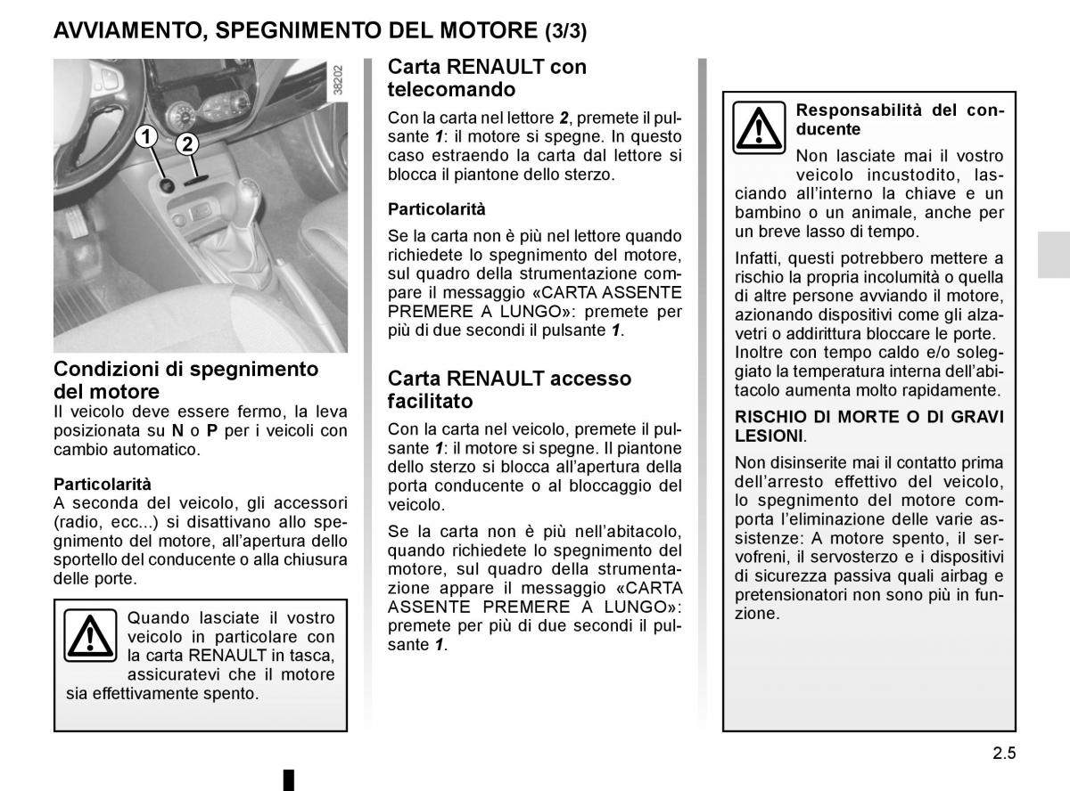 Renault Captur manuale del proprietario / page 85