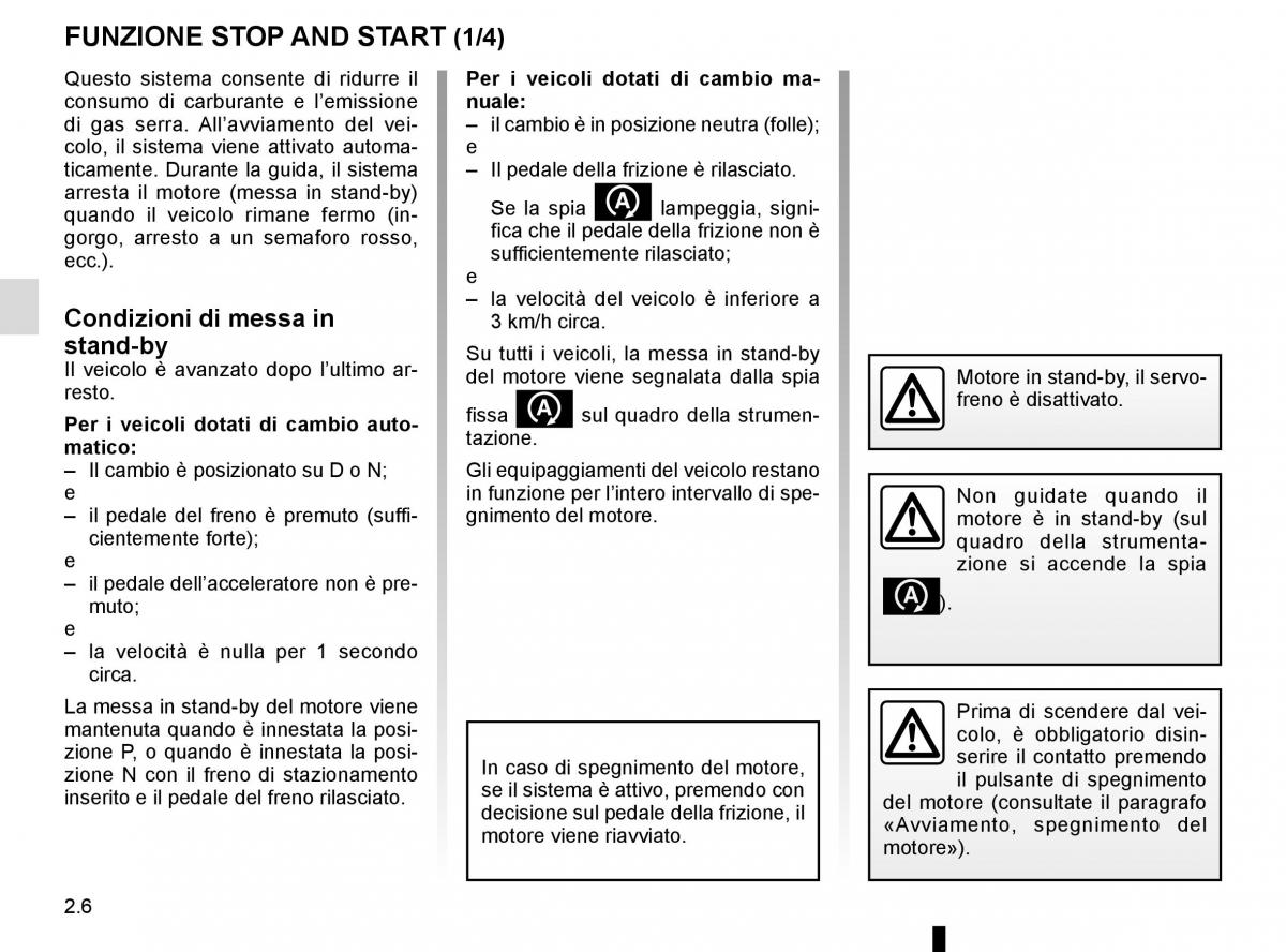 Renault Captur manuale del proprietario / page 86