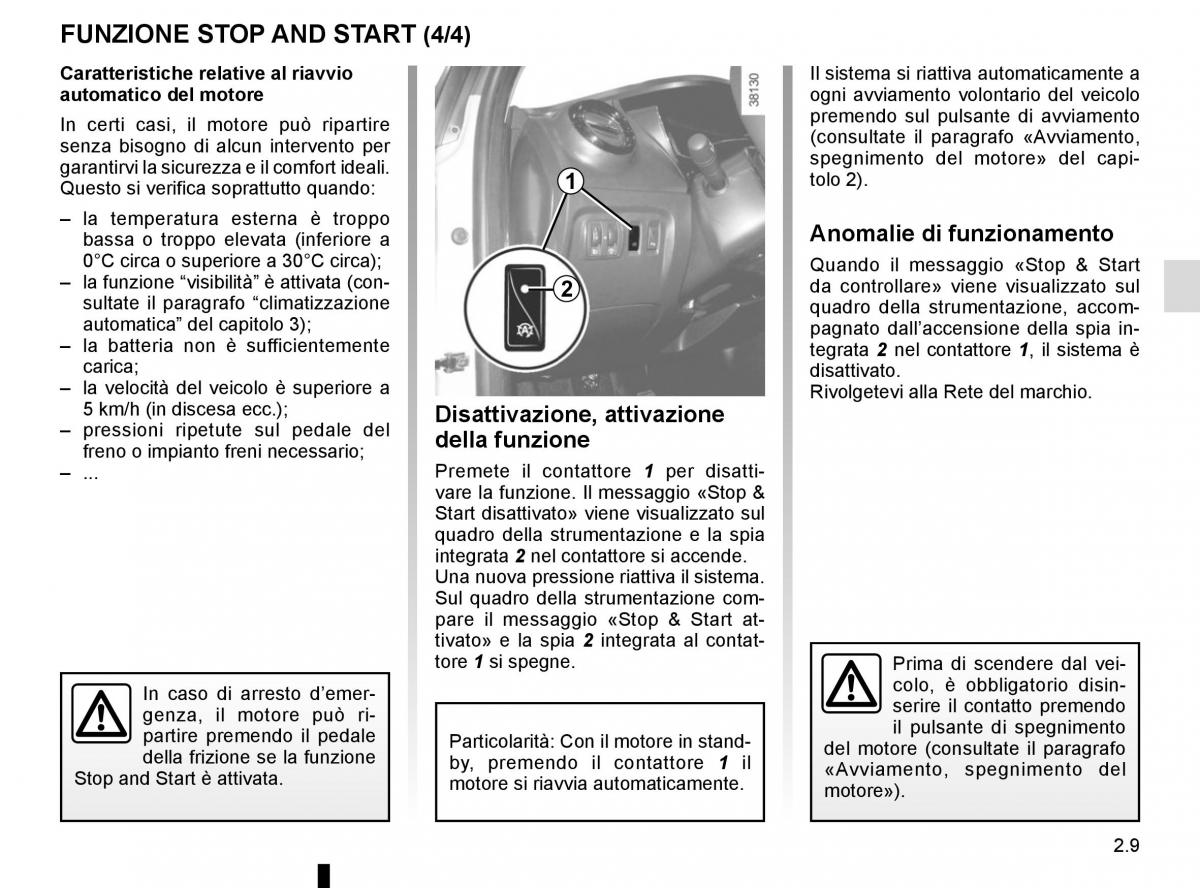 Renault Captur manuale del proprietario / page 89