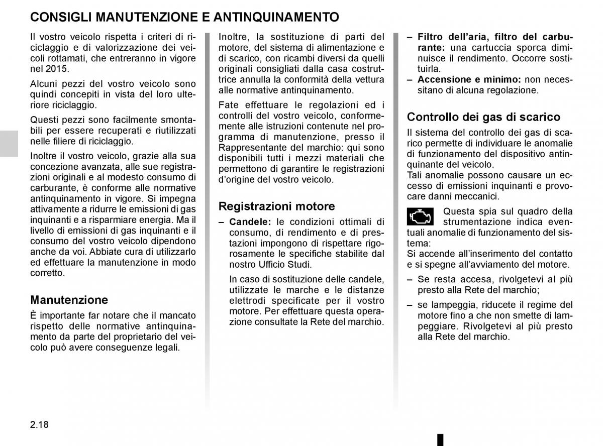 Renault Captur manuale del proprietario / page 98