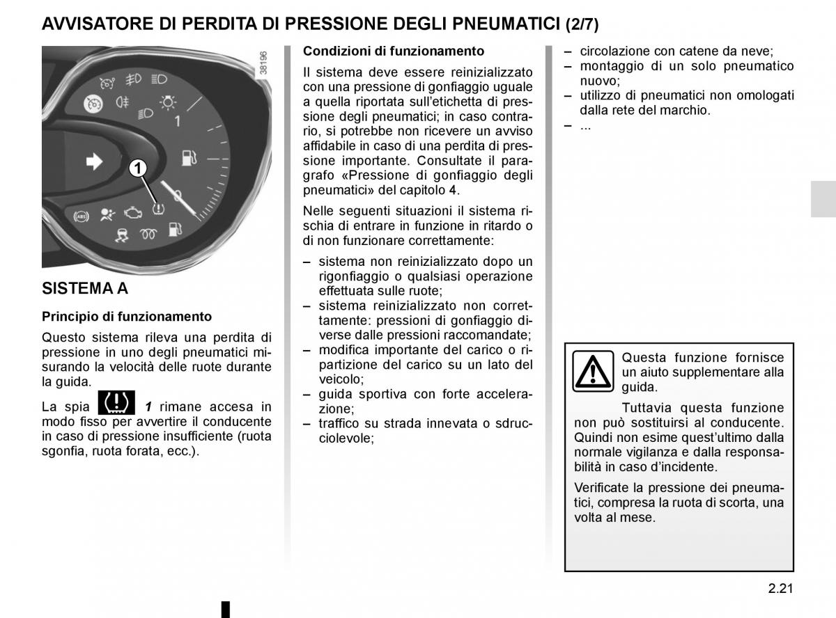 Renault Captur manuale del proprietario / page 101