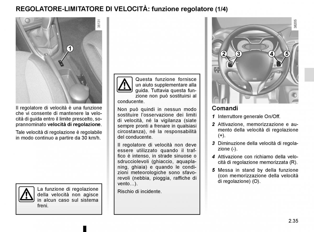 Renault Captur manuale del proprietario / page 115