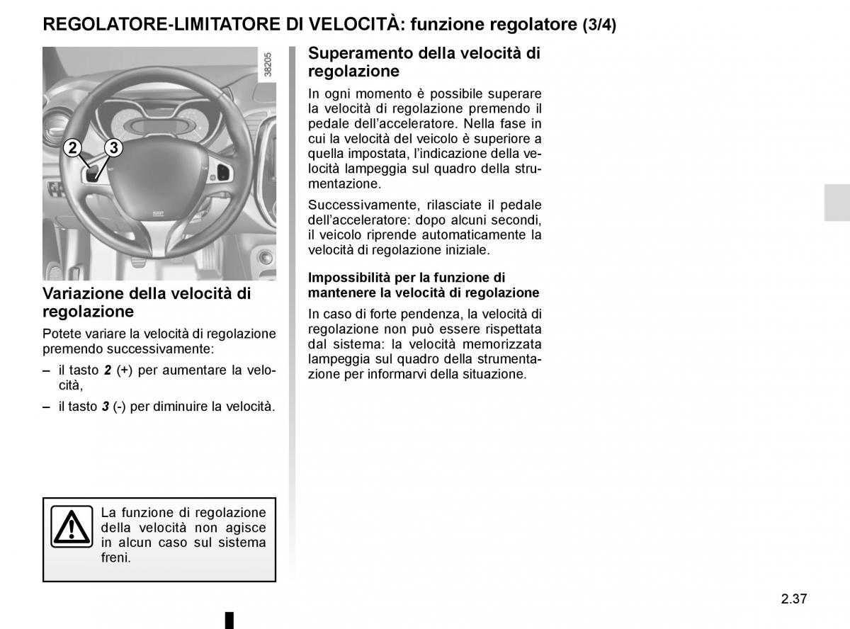 Renault Captur manuale del proprietario / page 117