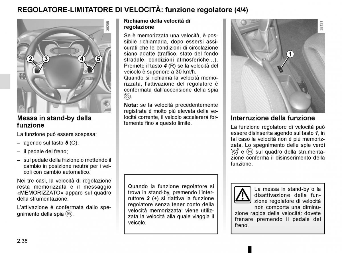 Renault Captur manuale del proprietario / page 118