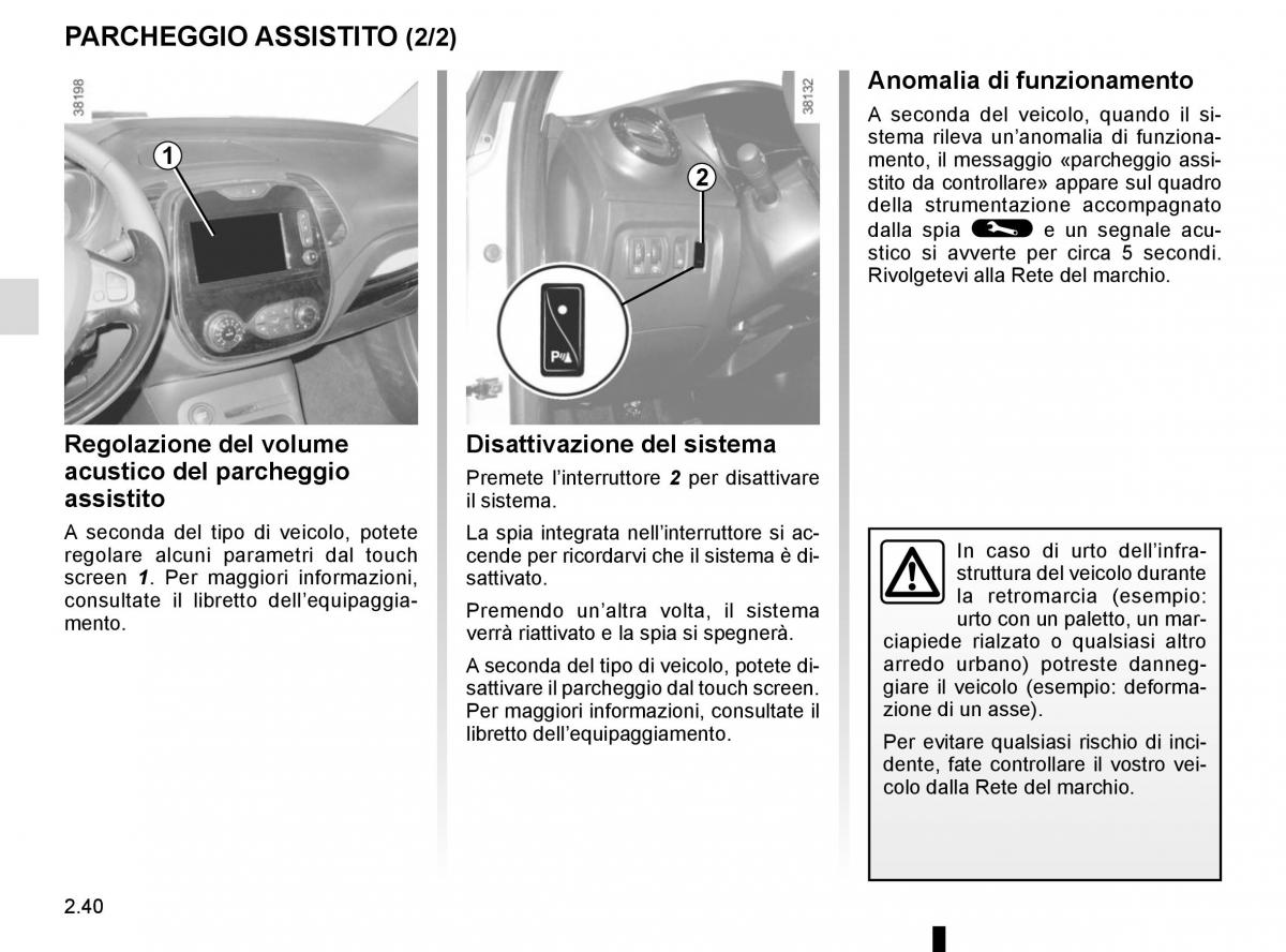 Renault Captur manuale del proprietario / page 120