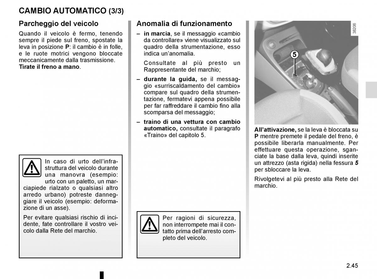 Renault Captur manuale del proprietario / page 125