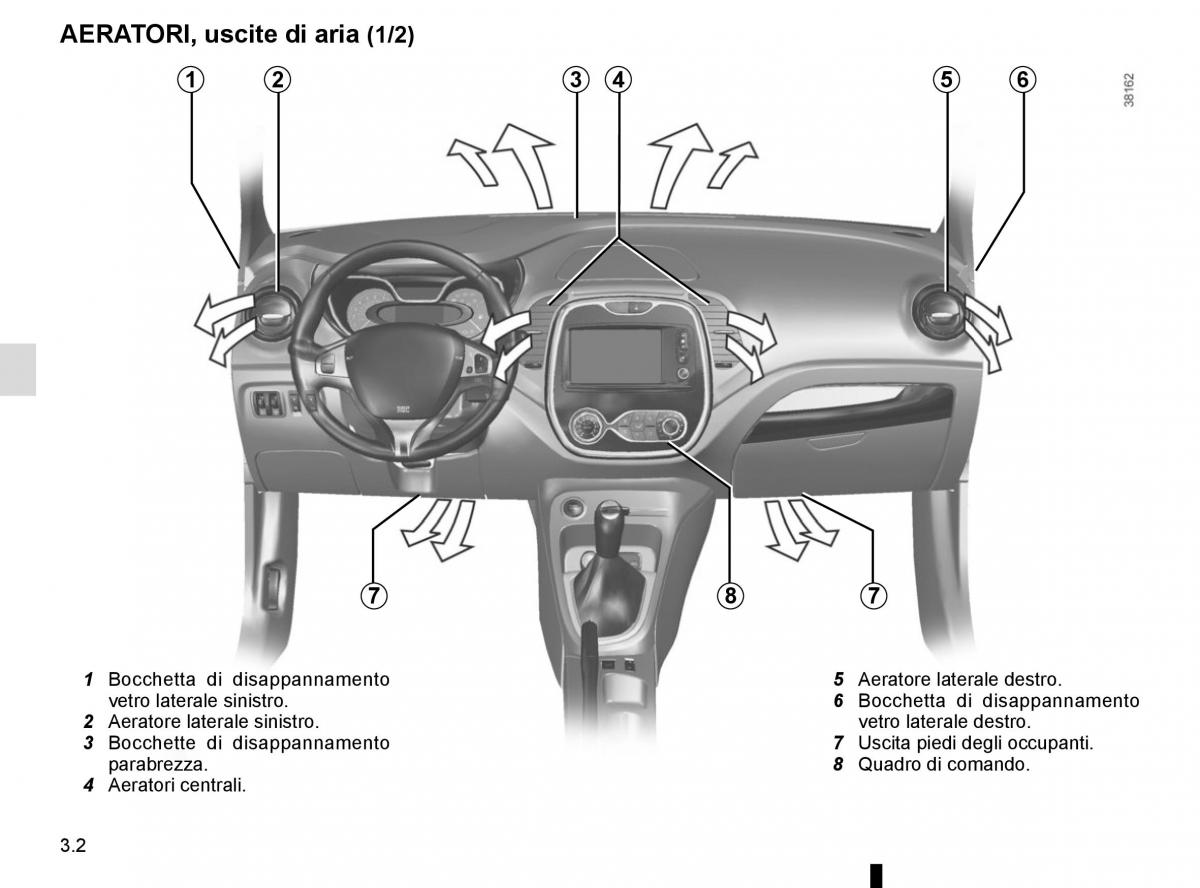 Renault Captur manuale del proprietario / page 128