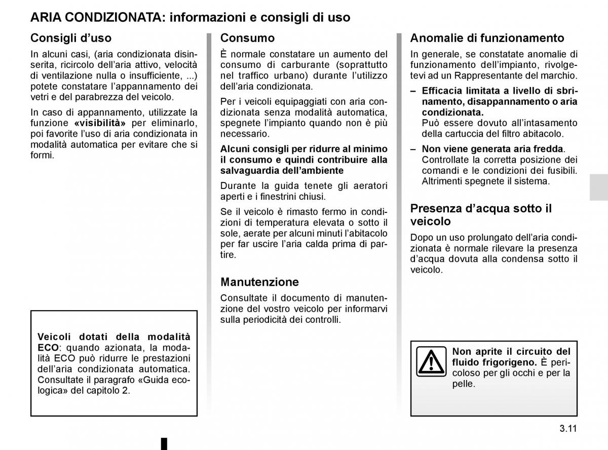 Renault Captur manuale del proprietario / page 137