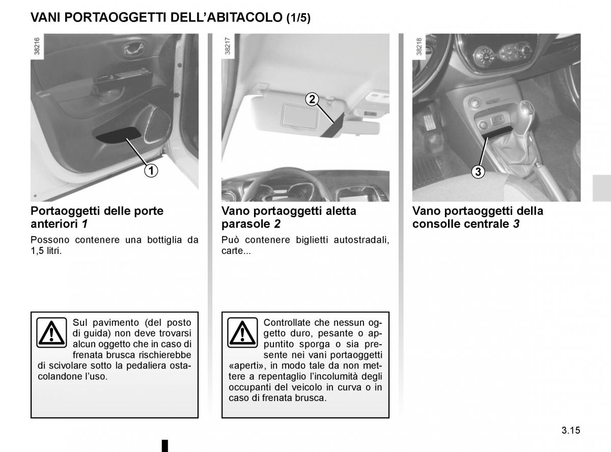 Renault Captur manuale del proprietario / page 141