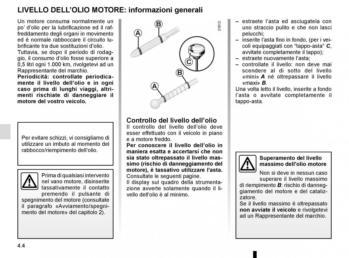 Renault Captur manuale del proprietario / page 162