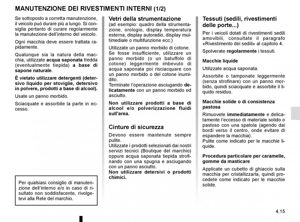 Renault Captur manuale del proprietario / page 173